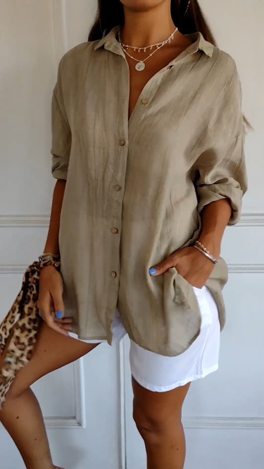 C&G™ | Elegant Pleated Style Shirt