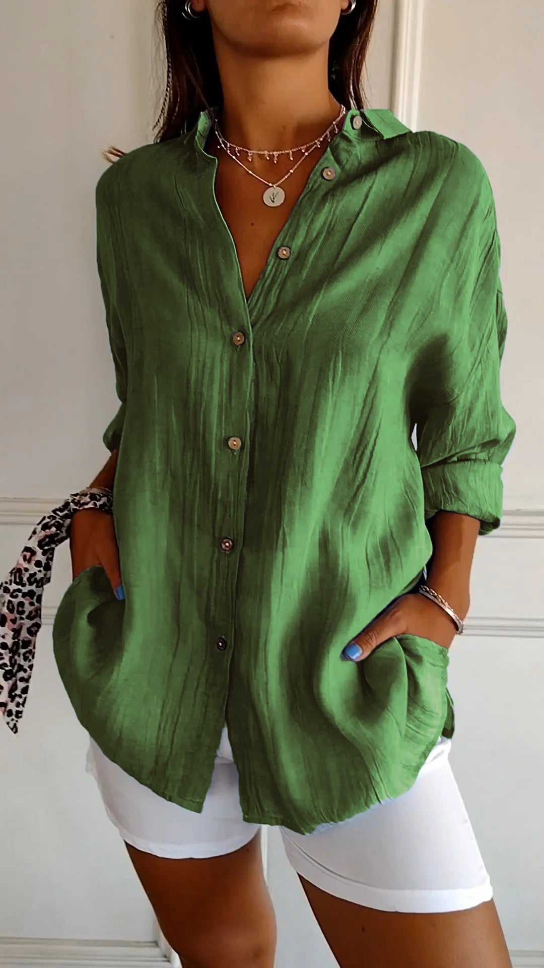 C&G™ | Elegant Pleated Style Shirt