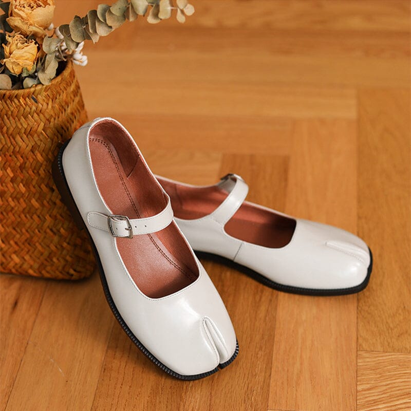 C&G™| Martha Leather Mary Janes