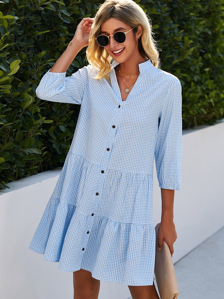 C&G™| Flowy Midi Dress For Effortless Daytime Style.