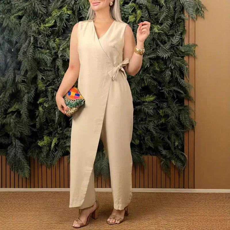 C&G™| Elegant V-Neck Jumpsuit