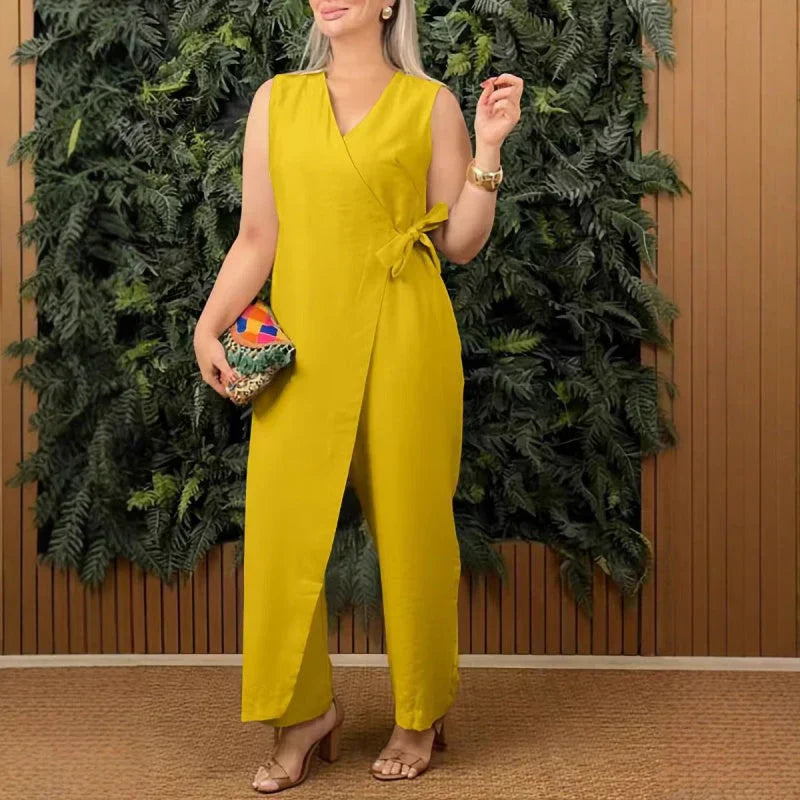 C&G™| Elegant V-Neck Jumpsuit